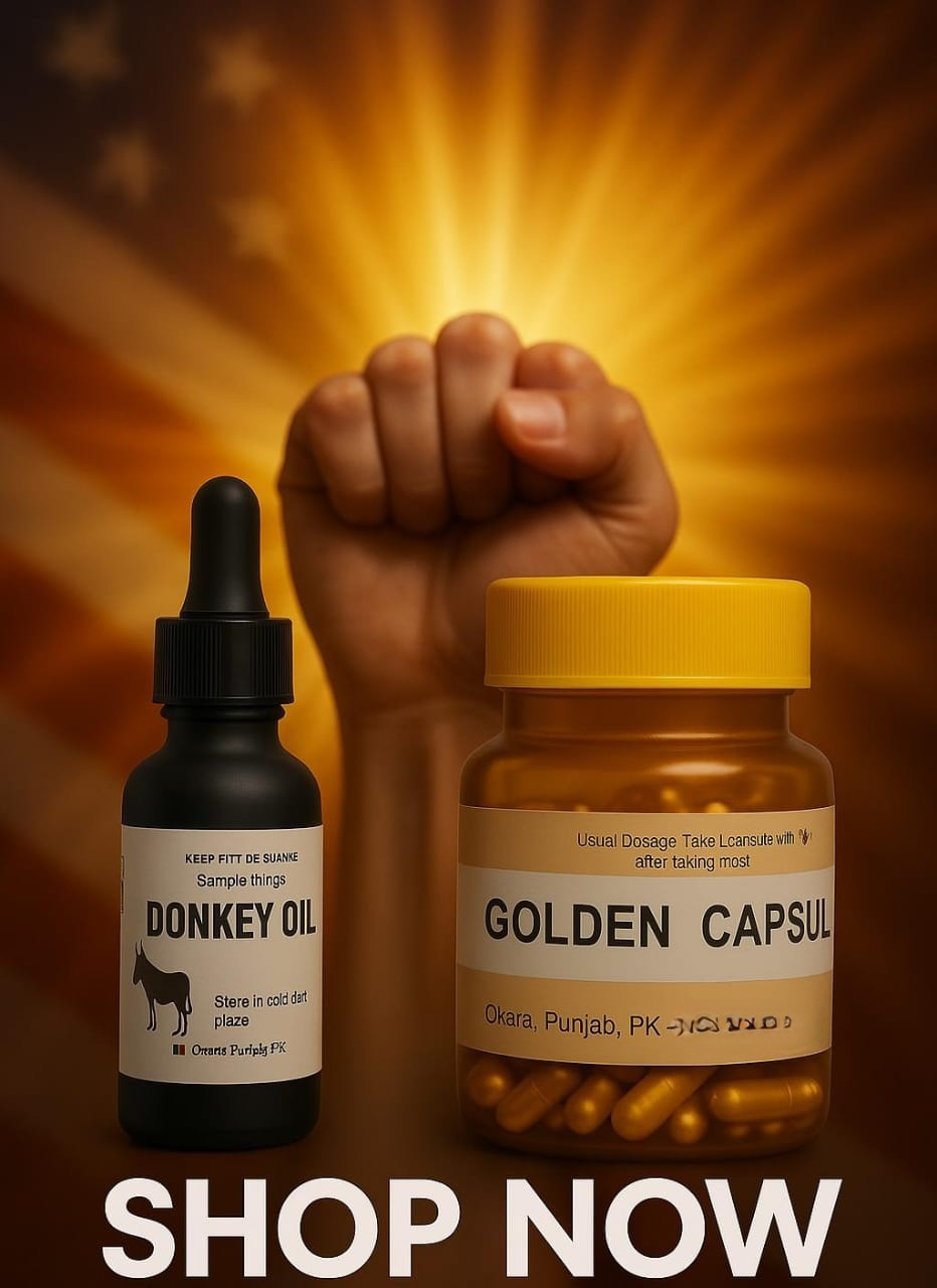 Donkey Oil + Golden Capsule By Hakeem Sarfraz